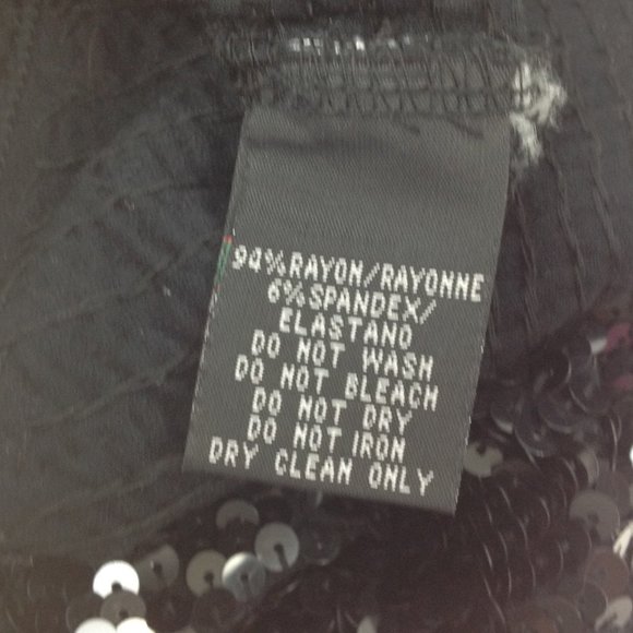 Black Kenneth Cole sequined top - Picture 6 of 6